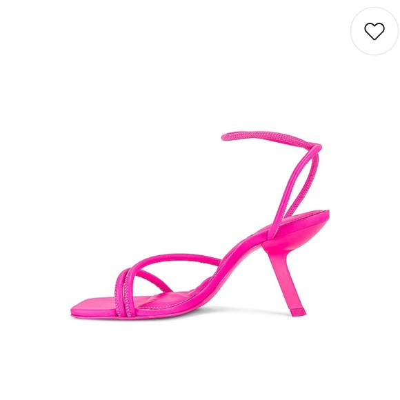 NWOB Schutz x Revolve Shalla Heel in Bright Pink Sz 9